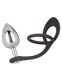 Ballstretcher et Plug Bijou en métal XL TearDrop Star Fucker 8 x 4cm