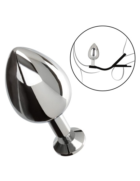 Ballstretcher et Plug Bijou en métal XL TearDrop Star Fucker 8 x 4cm