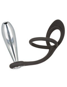 Ballstretcher et Plug bijou en métal Glider Star Fucker 9 x 2.8cm