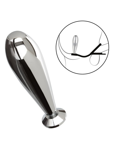 Ballstretcher et Plug bijou en métal Glider Star Fucker 9 x 2.8cm