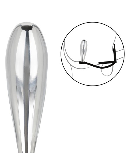 Ballstretcher et Plug bijou en métal Glider Star Fucker 9 x 2.8cm