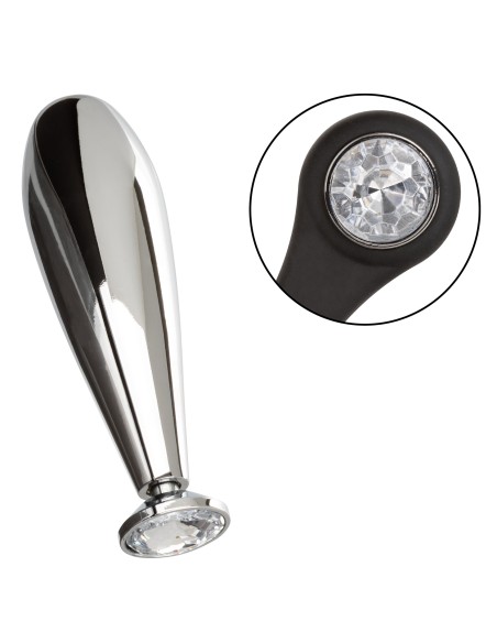 Ballstretcher et Plug bijou en métal Glider Star Fucker 9 x 2.8cm