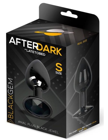 Plug Bijou AfterDark S 6 x 2.7cm Noir