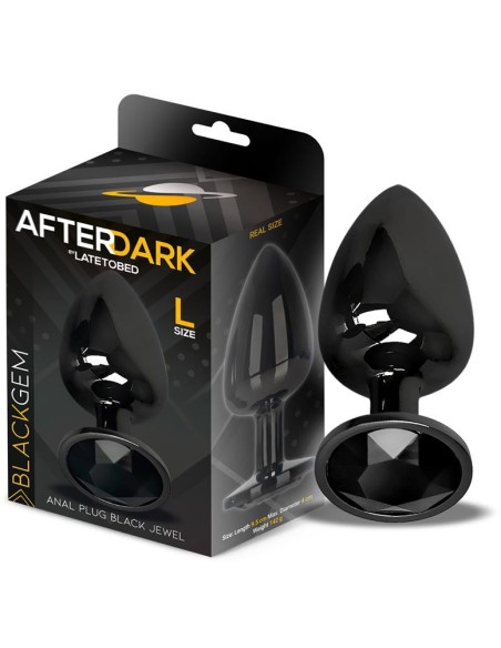 Plug Bijou AfterDark L 8 x 4cm Noir Plug Bijou AfterDark L 8 x 4cm Noir