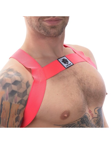 Harnais élastique Leonsh Rose Neon Harnais élastique Leonsh Rose Neon