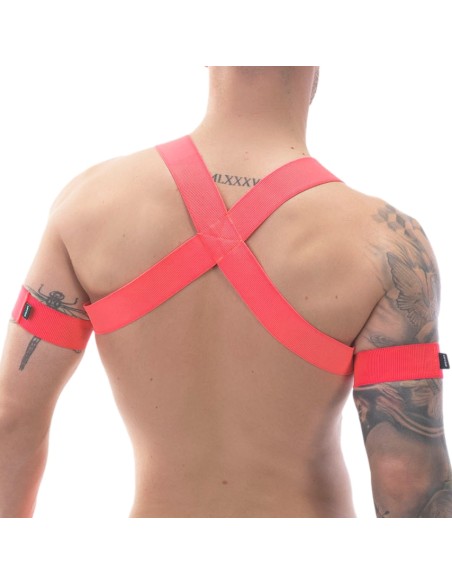 Harnais élastique Leonsh Rose Neon Harnais élastique Leonsh Rose Neon