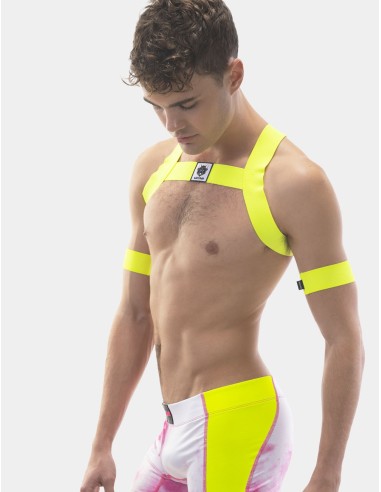 Harnais élastique Leonsh Jaune Neon