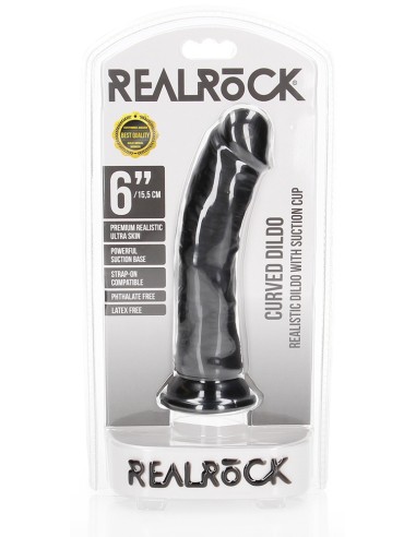 Gode Little Curved ReakRock 15.5 x 3.7 cm Noir