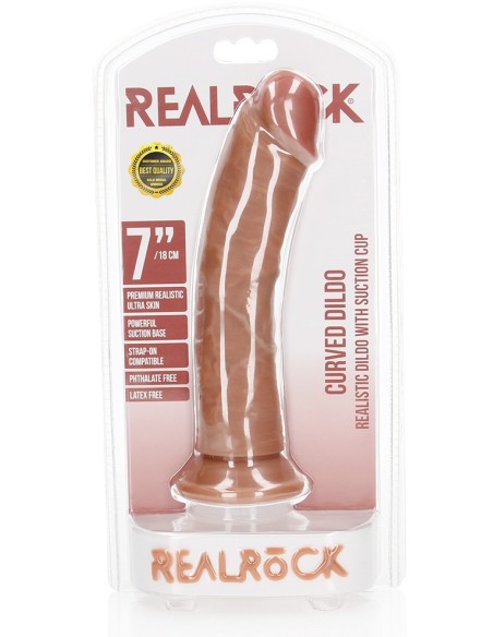 Gode réaliste Curved Dildo 18 x 4.2cm Latino Gode réaliste Curved Dildo 18 x 4.2cm Latino