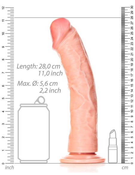 Gode réaliste Mega Curved RealRock 25 x 5.6cm Gode réaliste Mega Curved RealRock 25 x 5.6cm