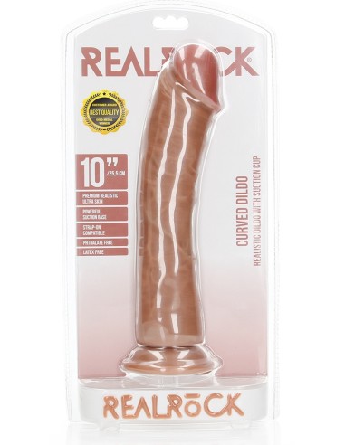 Gode Mega Curved RealRock 25 x 5.6cm Latino