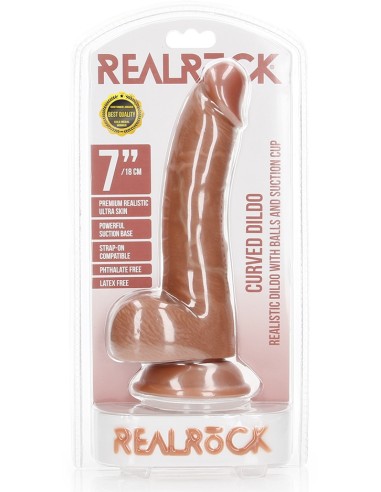 Gode réaliste Curved Kurt 15 x 3.7cm Latino