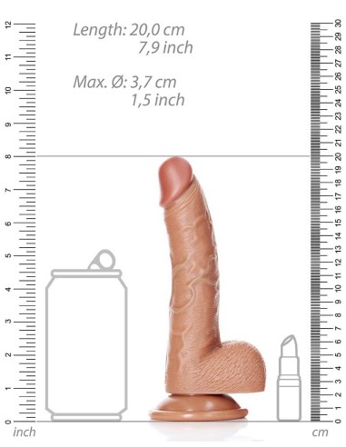 Gode réaliste Curved Kurt 15 x 3.7cm Latino