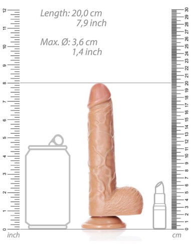 Gode réaliste Mini Straight RealRock 14.5 x 3.6cm Latino