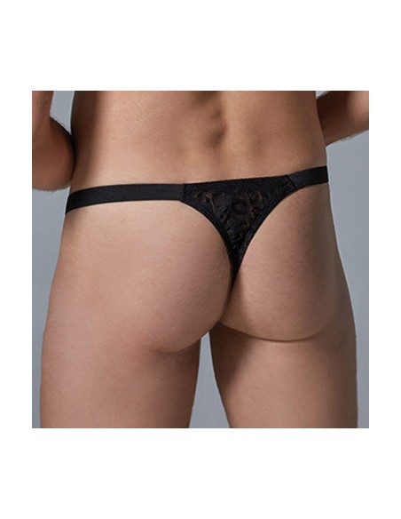 String Dentelle Leopard Allure Noir String Dentelle Leopard Allure Noir