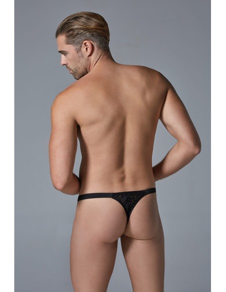 String Dentelle Leopard Allure Noir String Dentelle Leopard Allure Noir