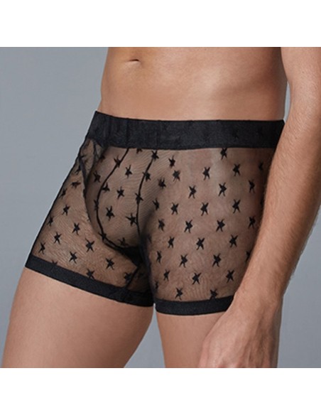 Boxer long fin Star Allure Noir