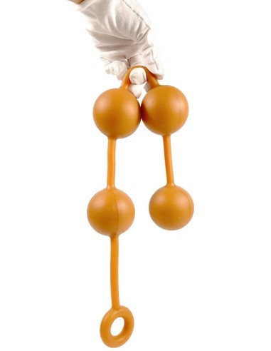 Boules anales en silicone Ass Orange 50 x 5.5cm