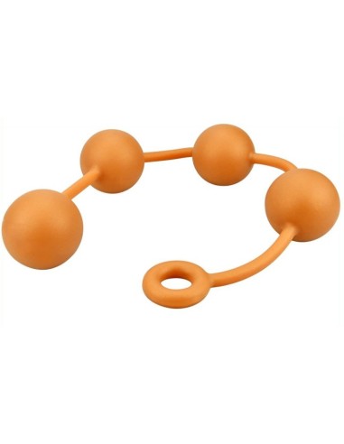 Boules anales en silicone Ass Orange 50 x 5.5cm
