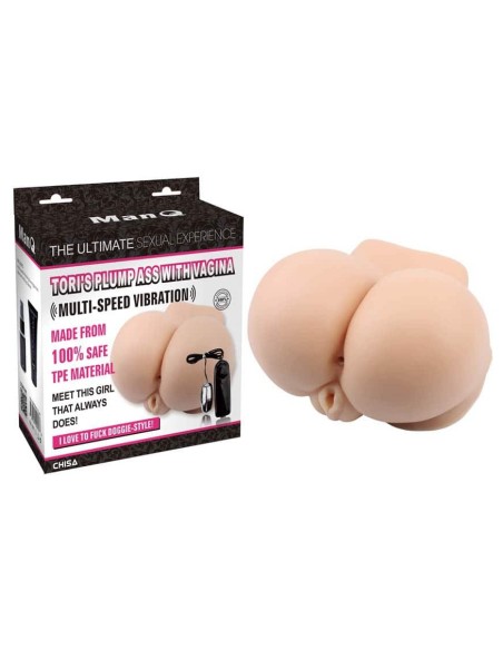 Masturbateur Fessier Vibrant Tori's Plump Ass Vulve-Anus