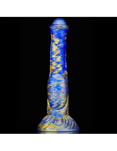 Gode Jumbox 21 x 5.5cm Bleu-Doré