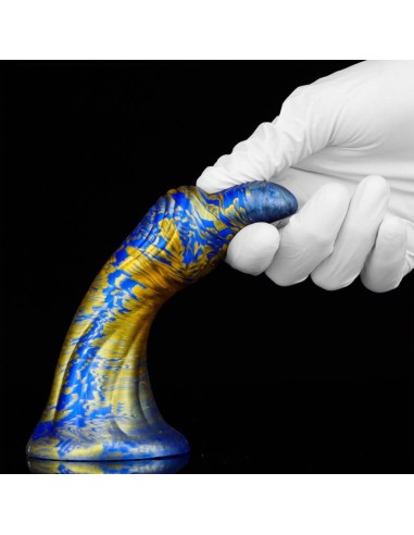 Gode Fantasy Dukix 12 x 3.5cm Bleu-Doré