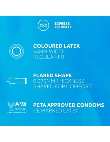 Préservatifs Black Latex 54 mm x12