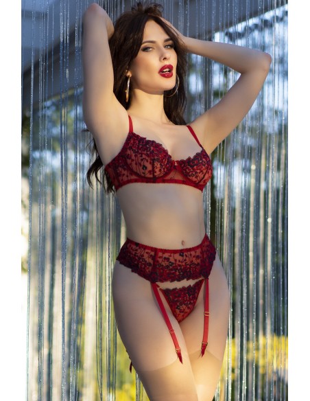 Ensemble Florissa 4 Pièces Rouge Ensemble Florissa 4 Pièces Rouge