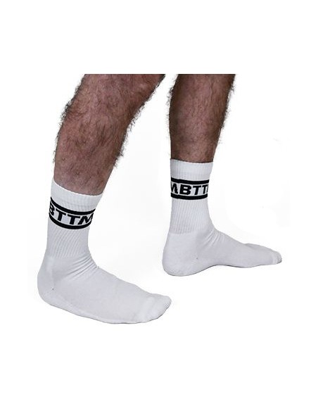 Chaussettes blanches BTTM x2 Paires Chaussettes blanches BTTM x2 Paires