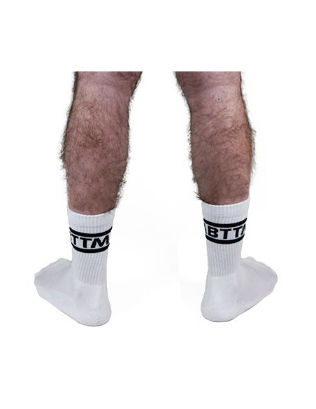 Chaussettes blanches BTTM x2 Paires Chaussettes blanches BTTM x2 Paires