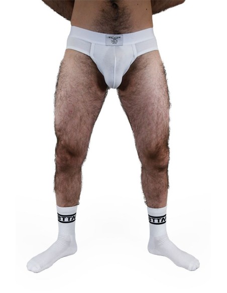 Chaussettes blanches BTTM x2 Paires Chaussettes blanches BTTM x2 Paires