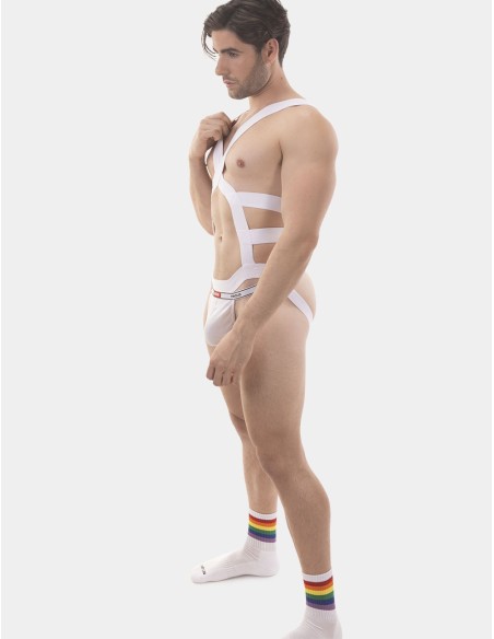 Harnais élastique ELON Blanc