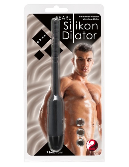 Tige d'urètre vibrante PEARL DILATOR 11cm - Diamètre 8mm Tige d'urètre vibrante PEARL DILATOR 11cm - Diamètre 8mm