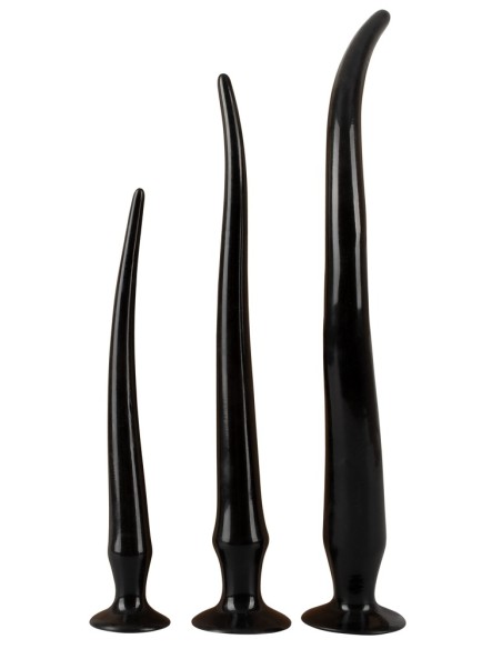 Kit 3 Plugs Longs Flex Plug Noirs Kit 3 Plugs Longs Flex Plug Noirs