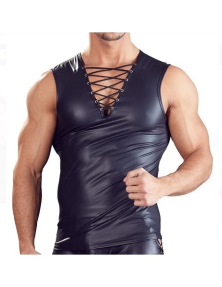 Débardeur Night Club Lace Noir Débardeur Night Club Lace Noir