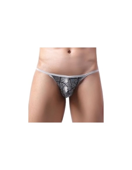 String sexy Disco Night Argenté