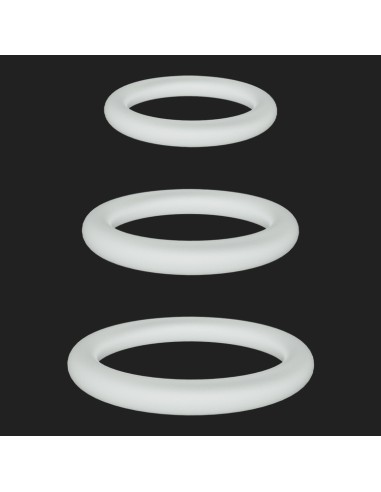 Lot de 3 Cockrings phosphorescents Lumiring