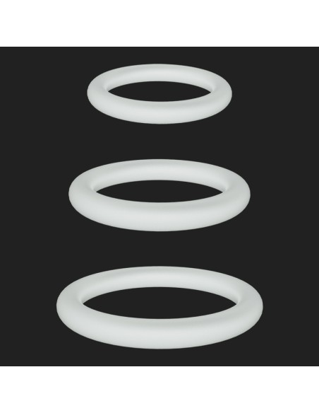 Lot de 3 Cockrings phosphorescents Lumiring