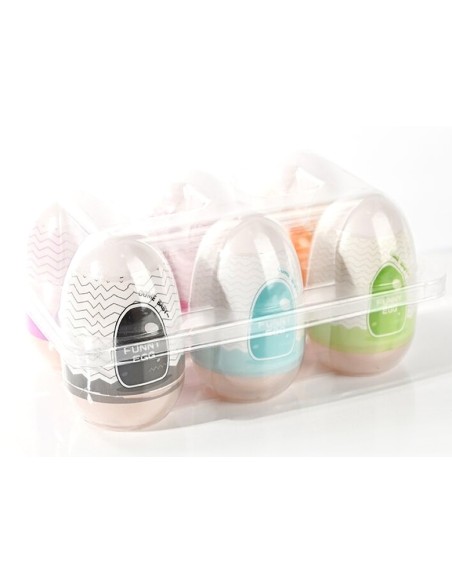 Masturbateurs Oeufs Funny Egg x6 Masturbateurs Oeufs Funny Egg x6