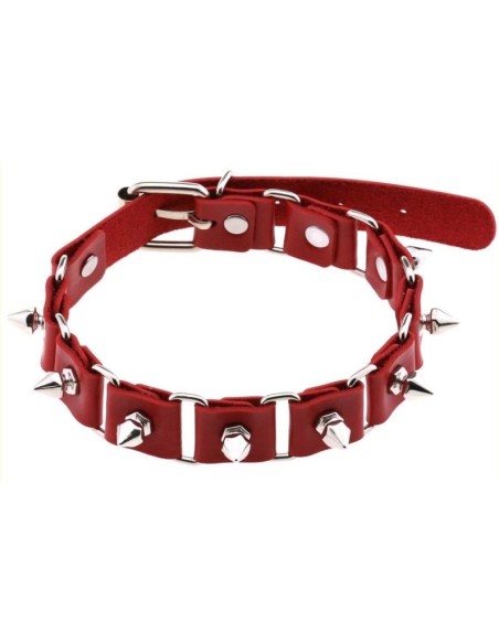 Ras de cou Punk Piks Rouge Ras de cou Punk Piks Rouge