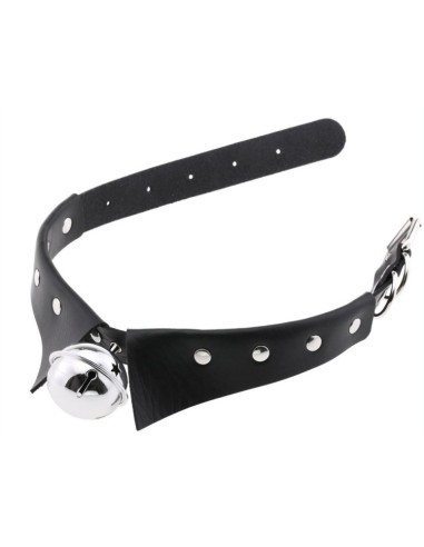 Collier ras de cou avec Grelot Jing Noir