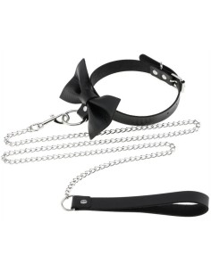 Collier Laisse Bowy Slave Noir