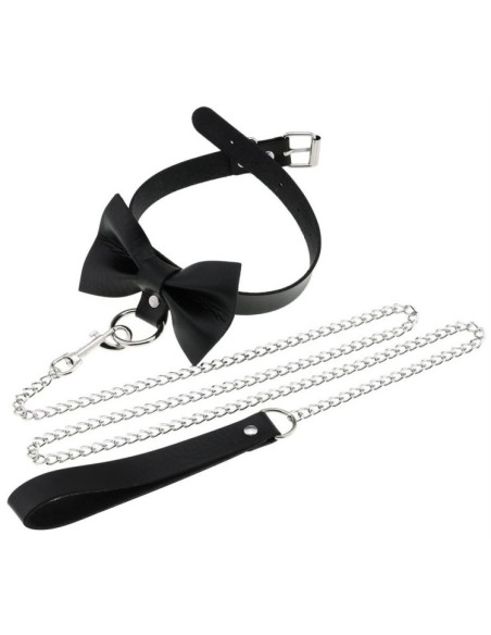 Collier Laisse Bowy Slave Noir