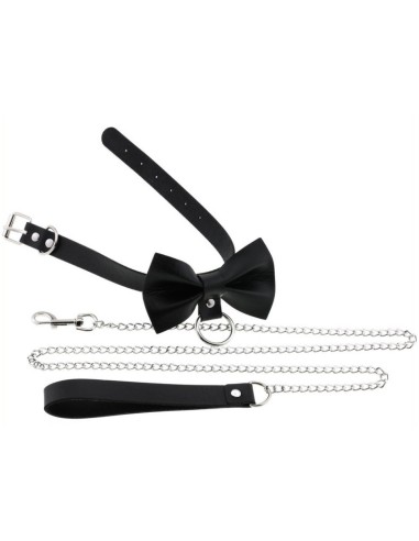Collier Laisse Bowy Slave Noir