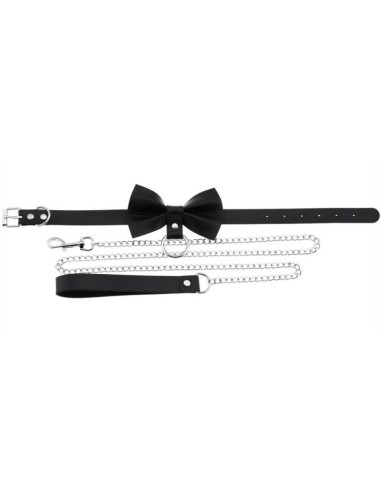 Collier Laisse Bowy Slave Noir