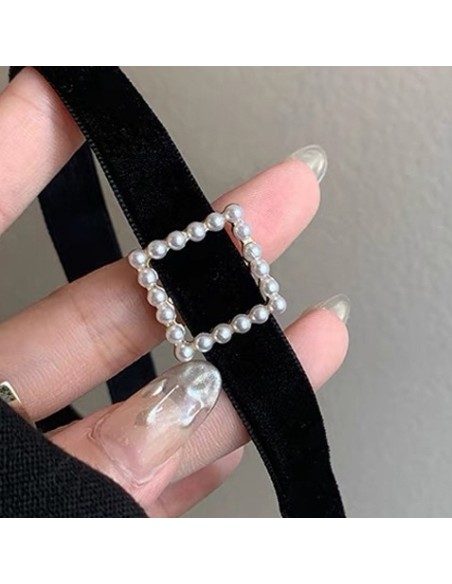 Ras de cou Square Noir