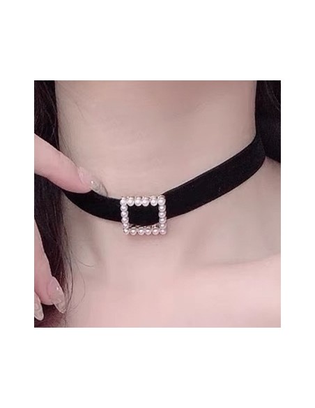 Ras de cou Square Noir