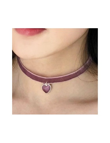 Ras de cou Lotus Heart Rose