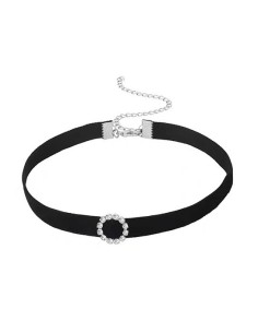 Ras de cou Diamond Circle Noir
