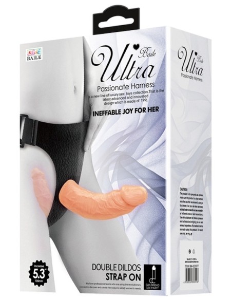 Double Gode Ceinture Strap Duo 13 x 3.7cm